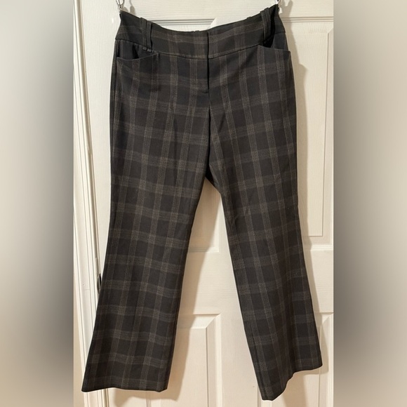 The Limited Pants - Gently Worn The Limited Charcoal Checkered Trousers